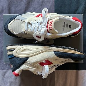 New Balence 990 “USA” (Beige/Blue/Red) - Men’s 9.0